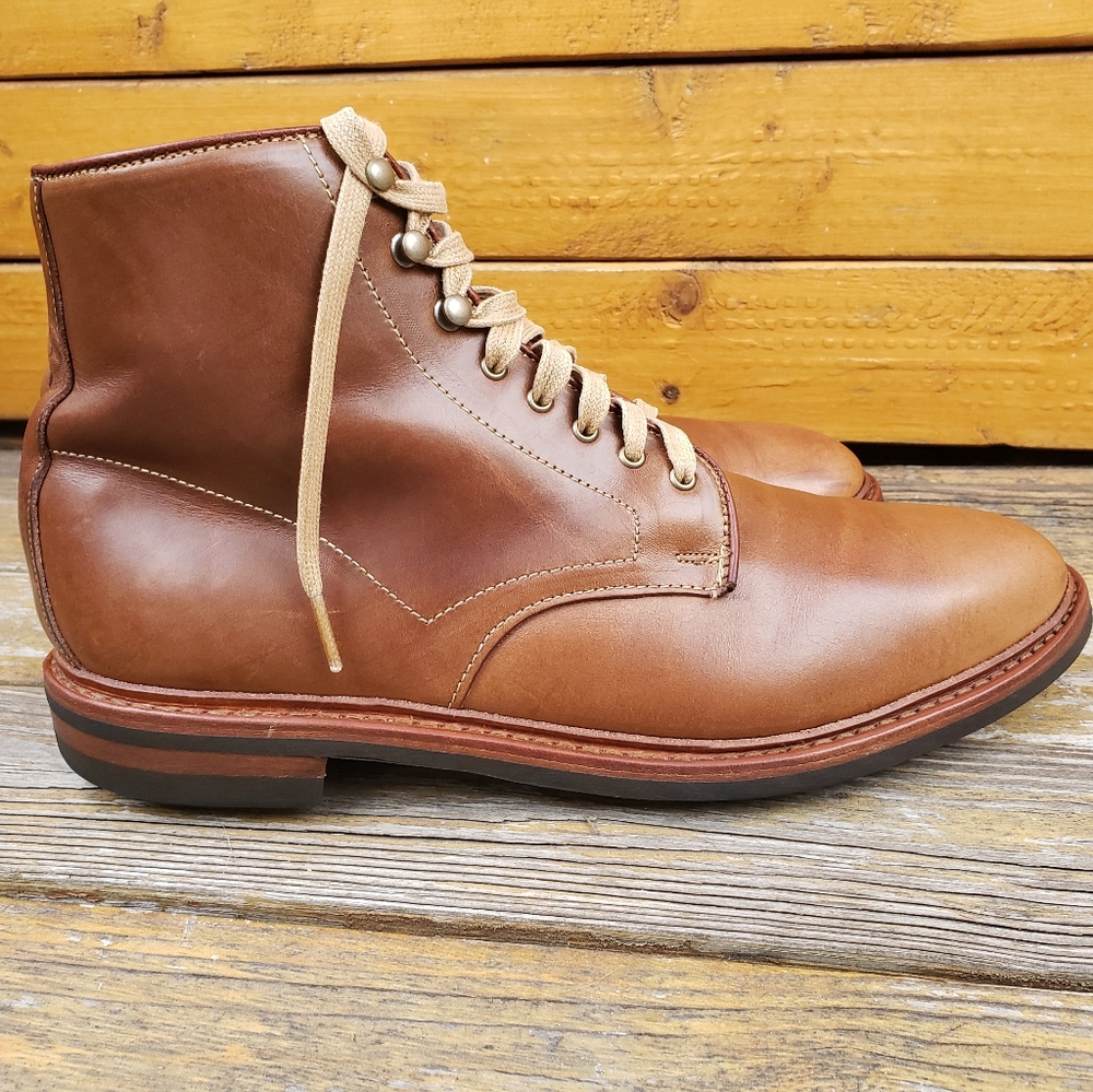 Allen Edmonds Higgins Mill Boots in Natural Chromexcel Leather